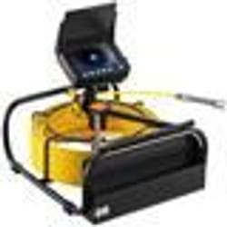 Caméra Inspection Canalisation 50 m Endoscope Drain-VEVOR-avec Lumière 6 LED Réglables Carte SD 16 Go Zoom 3X Vidéo