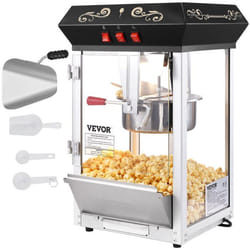 Machine à Pop Corn 850 W-VEVOR-Appareil à Pop-corn de Comptoir Électrique Bol de 227 g pour 48 Tasses par Lot-Noir