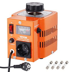 Transformateur de Tension Variable Auto-VEVOR-500 VA 17 A-Entrée 230 V Sortie 0-300 V