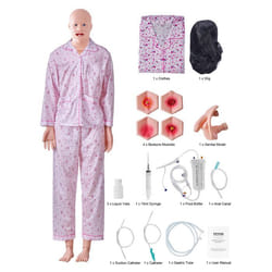 Mannequin de Soins Infirmiers Homme Femme-VEVOR-Mannequin de Soins aux Patients 175 cm Mannequin de Formation