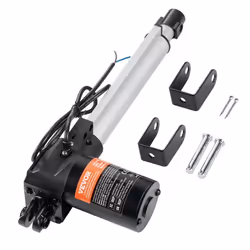 Actionneur Linéaire - VEVOR - Robuste -12V -200 mm 6000N 5 mm-s -avec Support de Montage et Protection IP44