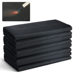 Couverture de Soudage Ignifuge-VEVOR-Lot de 4 Couverture Anti-feu Fibre de Carbone 950x910 mm-pour Protection Contre Étincelles