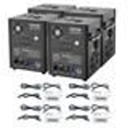 Feu dartifice froid - VEVOR - Machine à feu dartifice étincelle froide x4 500W 2-4M noire alliage daluminium pour scène mariage