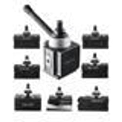 Ensemble de Poteaux doutil à Changement Rapide-VEVOR-8 pcs-Porte-outil de Tour-pour Mini-tour 254-381 mm et Tour à Métaux