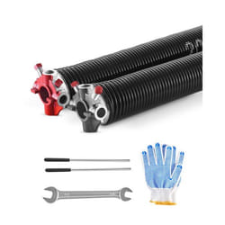 Ressorts de Torsion pour Porte de Garage-VEVOR-Φ526xΦ508x618 mm-Revêtement Noir Électrophorétique pour Remplacement