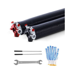 Ressorts de Torsion pour Porte de Garage-VEVOR-Φ635xΦ508x889 mm-Revêtement Noir Électrophorétique pour Remplacement