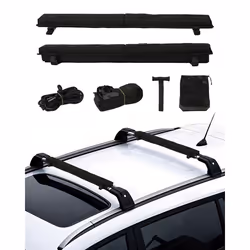 Coussinets de Toit Universels-VEVOR-762 cm-Coussinets pour Barres Transversales et Porte-kayak-Charge 80 kg