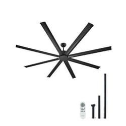Ventilateur de Plafond-VEVOR-214 cm-avec Télécommande 6 Vitesses-8 Pales Aluminium-Moteur CC Réversible