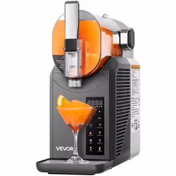 Machine à Granité Capacité 2 L-VEVOR-pour Maison Restaurants Cafés Bars-Machine à Boissons Glacées en Acier Inoxydable
