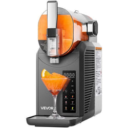 Machine à Granité Capacité 2 L-VEVOR-pour Maison Restaurants Cafés Bars-Machine à Boissons Glacées en Acier Inoxydable