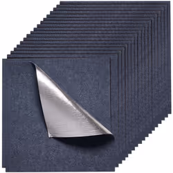 Dalle de Moquette Autocollante-VEVOR-61 x 61 cm-Lot de 15-Couverture 56 ㎡-Revêtement de Sol Doux Carré pour Salon-Gris