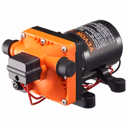 Pompe à Eau à Membrane-VEVOR-12 V CC 3 GPM 1136 L/min 4 Chambres-pour Camping-car Yacht Camion-restaurant Maison