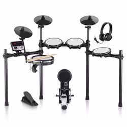 Batterie Électronique-VEVOR-32 pcs et 480 Sons-avec Cymbales de 254 mm Baguettes et Pédales-pour Débutants Adultes