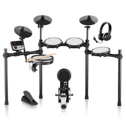 Batterie Électronique-VEVOR-32 pcs et 480 Sons-avec Cymbales de 254 mm Baguettes et Pédales-pour Débutants Adultes