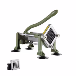 Coupe-frites - VEVOR - LD02 - Lame en acier inoxydable - Pieds antidérapants - Vert