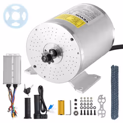 Kit de Moteur Électrique Sans Balais-VEVOR-3000 W 72 V 4900 tr/min-avec Contrôleur de Vitesse et Kit de Poignée daccélérateur