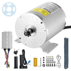 Kit de Moteur Électrique Sans Balais-VEVOR-3000 W 72 V 4900 tr/min-avec Contrôleur de Vitesse et Kit de Poignée daccélérateur