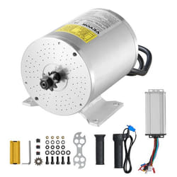 Kit de Moteur Électrique Sans Balais-VEVOR-1800 W 48 V 4500 tr/min-avec Contrôleur de Vitesse et Kit de Poignée daccélérateur