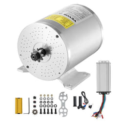 Kit de Moteur Électrique Sans Balais-VEVOR-2000 W 48 V 4300 tr/min-avec Contrôleur de Vitesse Kit de Poignée daccélérateur