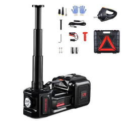 Cric Électrique 5 T-VEVOR-Cric de Levage avec Clé à Chocs Électrique et Lampe LED-pour Dépannage Routière SUV Berline