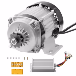 Kit de Moteur Électrique Sans Balais-VEVOR-500 W 48 V 2700 tr/min-avec Contrôleur de Vitesse
