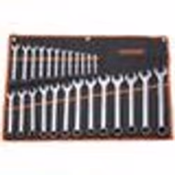 Jeu de Clés Mixtes 25PCs - VEVOR - Clés à Fourche Métrique 6-32 mm - Acier au Carbone - Pochette Enroulable