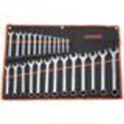 Jeu de Clés Mixtes 25PCs - VEVOR - Clés à Fourche Métrique 6-32 mm - Acier au Carbone - Pochette Enroulable