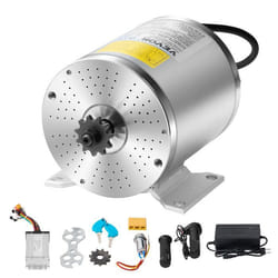 Kit de Moteur Électrique Sans Balais-VEVOR-500 W 36 V 3000 tr/min-avec Contrôleur de Vitesse et Kit de Poignée daccélérateur