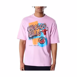 T-shirt oversize Chicago Bulls NBA Retro Graphic
