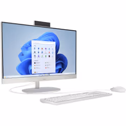 HP 24-cr0034nf AMD Ryzen™ 5 7520U 60,5 cm (23.8") 1920 x 1080 pixels 8 Go LPDDR5-SDRAM 512 Go SSD PC All-in-One Windows 11 Home Wi-Fi 6 (802.11ax) Blanc