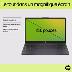 HP 15-fd0059nf i3-N305 15.6" PC portable Full HD 8Go 512Go SSD Argent - Vue supplémentaire 21