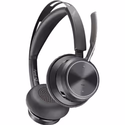 POLY Voyager Focus 2 USB-C-C Headset +USB-C/A Adapter +Charging Stand