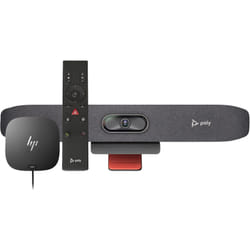 POLY Barre de visioconférence USB Studio R30 et télécommande BT avec station d’accueil HP USB-C G5 (ABB)