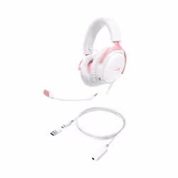 HyperX Cloud III – Casque gaming (rose/blanc) - Vue supplémentaire 7