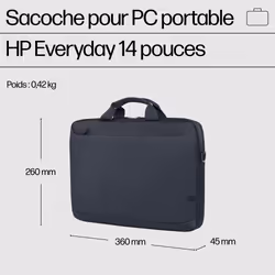 HP Sacoche pour PC portable Everyday 14 pouces - Vue supplémentaire 4