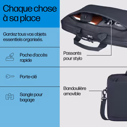 HP Sacoche pour PC portable Everyday 14 pouces - Vue supplémentaire 7