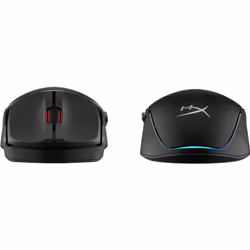 HP HyperX Pulsefire Fuse - Souris de jeu sans fil (noire), Ambidextre, Optique, RF sans fil + Bluetooth, 12000 DPI, Noir