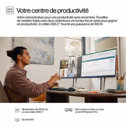 HP Series 5 Pro Écran de conférence QHD USB-C 27 pouces – 527pm - Vue supplémentaire 6