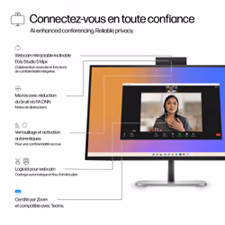 HP Series 5 Pro Écran de conférence QHD USB-C 27 pouces – 527pm - Vue supplémentaire 7