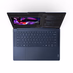 Lenovo Yoga Slim 7 14Q8X9 Qualcomm Snapdragon X1E-78-100 14.5" PC portable Tactile 3K 32Go 512Go SSD Bleu - Vue supplémentaire 5