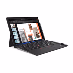 Lenovo ThinkPad X12 Detachable Gen 2 Intel Core Ultra 5 134U Hybride (2-en-1) 31,2 cm (12.3") Écran tactile 16 Go LPDDR5x-SDRAM 512 Go SSD Wi-Fi 6E (802.11ax) Windows 11 Pro Noir Français - Vue supplémentaire 2