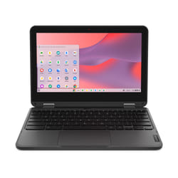 Lenovo 500e Chromebook Gen 4s N100 11.6" PC portable Écran tactile HD 8Go RAM 64Go eMMC Wi-Fi 6E ChromeOS Français Gris