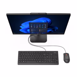 Lenovo V100 Intel® N N100 60,5 cm (23.8") 1920 x 1080 pixels PC All-in-One 8 Go DDR4-SDRAM 512 Go SSD Windows 11 Pro Wi-Fi 6 (802.11ax) Noir
