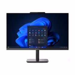 Lenovo V100 Intel® N N100 60,5 cm (23.8") 1920 x 1080 pixels PC All-in-One 8 Go DDR4-SDRAM 512 Go SSD Windows 11 Pro Wi-Fi 6 (802.11ax) Noir