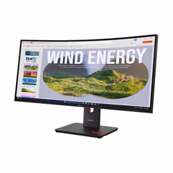 Lenovo ThinkVision T34WD-40 écran plat de PC 34" Quad HD LED Noir - Vue supplémentaire 2