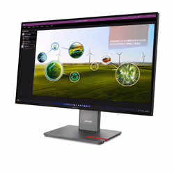 Lenovo ThinkVision P27Q-40 écran plat de PC 27" Quad HD LED Noir - Vue supplémentaire 2