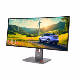 Lenovo ThinkVision P34WD-40 écran plat de PC 34" Quad HD LCD Noir - Vue supplémentaire 2