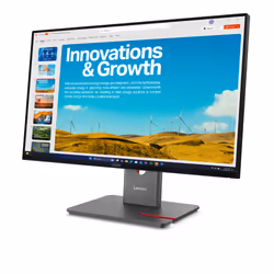 Lenovo ThinkVision P24QD-40 LED display 23.8" Quad HD LCD Noir - Vue supplémentaire 2