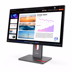 Lenovo ThinkVision P24Q-40 LED display 23.8" Quad HD LCD Noir - Vue supplémentaire 3