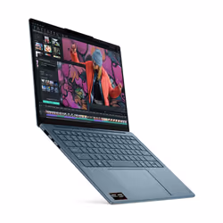 Lenovo Yoga Slim 7 14AKP10 Copilot+ PC AMD Ryzen AI 7 350 35,6 cm (14") WUXGA 32 Go LPDDR5x-SDRAM 512 Go SSD Wi-Fi 7 (802.11be) Windows 11 Home Français Bleu